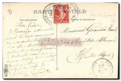 Marseille — La rue de la République — uitgever Articl — Achterkant
