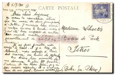 Marsella — El Muelle del Puerto y la Calle de la República — Editor no identificado — Reverso