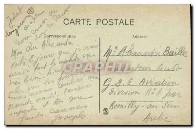 Marseille — Rue de la République — J.F. — Cinématographe — Achterkant