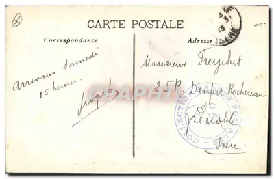 Marseille — Rue de la République — Wydawnictwo Cidale, 16 Cours Belsunce — Rewers