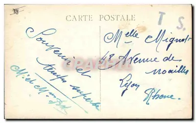 Marseille – Rue de la République — wydawca BF UBIDIQUE FRANÇAIS, pieczątka 25c — Rewers