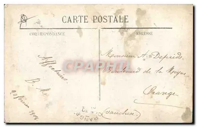 Marseille - La Rue de la République — uitgever 1741, n°1 — Achterkant