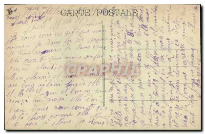 Marseille - Rue de la République — vista do canto com o cinema 'Cinéma-Téographie' e a Sociedade Geral de Marselha — Verso