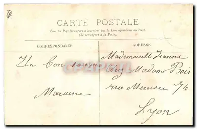 Marselha — Calçadão do Porto e Rua da República — L.L. n°48 — Verso