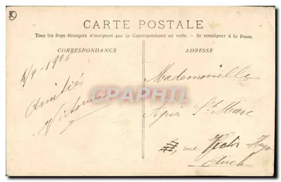Marsiglia - La Rue de la République — Fototipia E. Lacour, n°1 — Verso