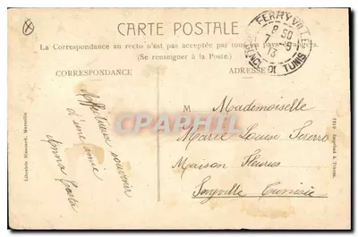 MARSEILLE - Rue de la République en quai du Port — Librairie Bianour, n° 2319 — Achterkant