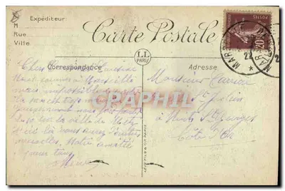 Marseille — Rue de la République — wydawca SELECTA, nr 48 — Rewers