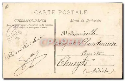 Marsiglia — Rue de la République — Fototipo E. Lacour — Verso