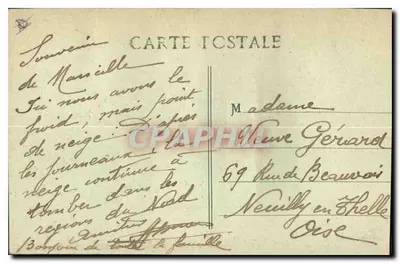 Marseille - Rue de la République — Cinématographe — E.L. n°20 — Achterkant