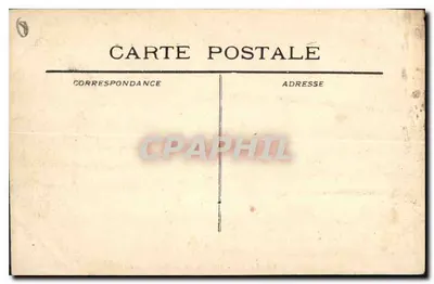 Marseille — De Rue de la République — uitzicht op de plein met winkel 'La Samaritaine' en trams — L. M. uitgever — Achterkant