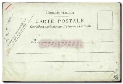 Marseille — Le Quai du Port et la Rue de la République — LL. — Verso