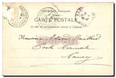 Marseille — 28, A Rua da República — N.G. Editor — Verso