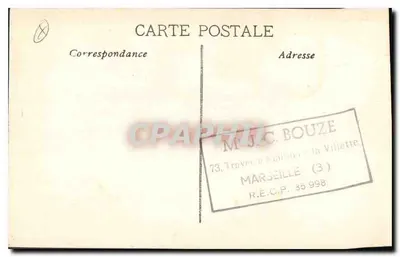 Marselha — Rue de la République — Editor não identificado, n° 20 — Verso