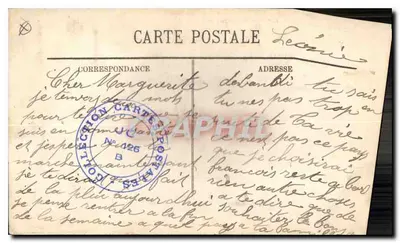 Marselha — Rue de la République — LL. — Verso