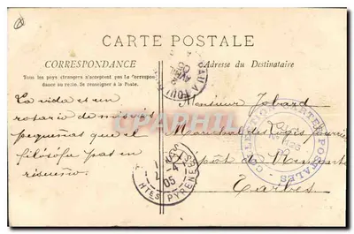 Marseille — Rue de la République — Wydawnictwo Samaritaine, nr 36 — Rewers