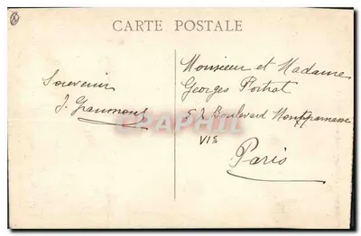 MARSEILLE — O Quai do Porto e Rue de la République — Editor não visível — Verso