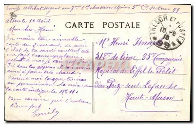 Marseille — La Rue de la République — Cinématograph — Achterkant