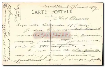 Marseille - A Rua da República — Cinematografia — editor não visível — Verso