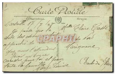 Marsiglia — La Rue de la République — LL. n°101 — Verso