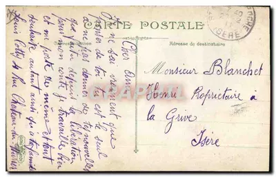 Marseille — A rua da República — editor V. & Cie, n° 2546 — Verso
