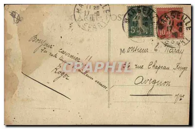 MARSEILLE - Rue de la République — Cinéma Tocraphy — wydawca Z.A. nr 26 — Rewers