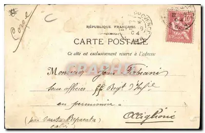 Marseille — Rue de la République — widok z powietrza — G. Wydawca — Rewers