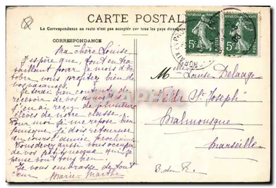 Aix-en-Provence — Porta esculpida da Catedral — Coll. Jaussaud, n°20 — Verso