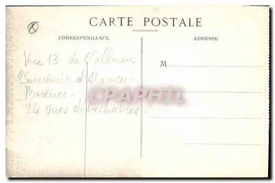 Aix-en-Provence — Porta esculpida da Catedral — editor D. L. GUSSE, n°20 — Verso
