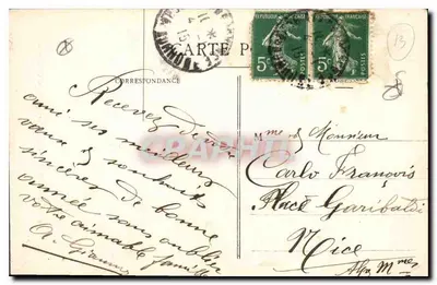 Aix-en-Provence — Portal da Catedral — editor desconhecido, n° 10 — Verso