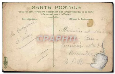 Igreja de São Pedro de Dijon — vista da fachada e da torre — editor não identificado — Verso