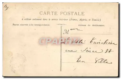 Marselha: O Quai do Port e os Augustins — G.-M. 43, V. Ch.-de-Rome, n°259 — Verso
