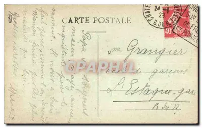 Marselha — O cais do porto - Bairro das Accoules — editor Novelles, n° 1589 — Verso