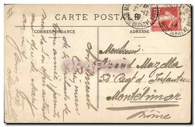 Marseille — Een Hoekje van het Oude Havn — IMP. MOULLOT - MARSEILLE — Achterkant