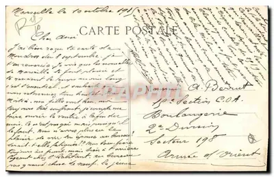 Marsiglia — La Sortie del Porto Vecchio — 7Z — Verso
