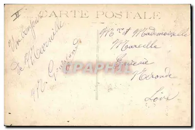 Marseille — Le Quai du Port — éditeur PICGN — Verso