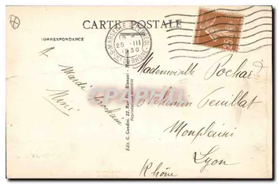 Marsella - Quai des Belges y Canebière, vistos desde el Vieux Port — Mireille, n°28 — Reverso