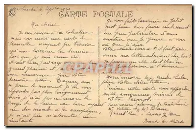 Marseille — Vista Geral do Vieux-Port — Editor não identificado, n° 20 — Verso