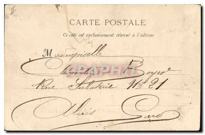 Marselha : Entrada do Vieux-Port — G. M. — 92 — editor G. M. — número de série 92 — Verso