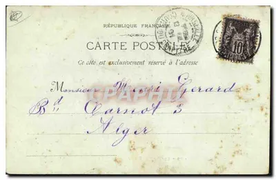 Marseille - 88 - O Velho Portos — editor Miot Latour — Verso
