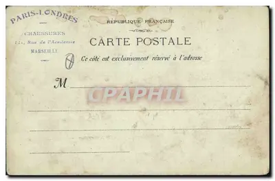 Marsiglia : La Mairie — vista del porto — G. M. - 58 — Verso
