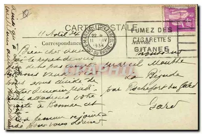Marseille — La Marseillaise — Ratusz — E.L. n°28 — Rewers