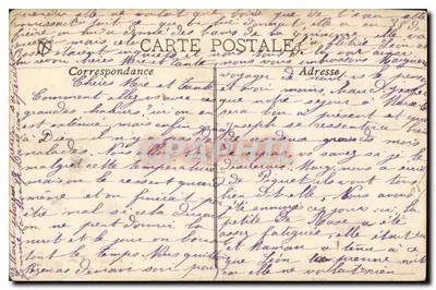 Marseille — A Prefeitura e a torre das Accoules — Edição das Novas Galerias, n°39 — Verso