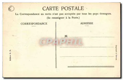 Marseille —Hôtel de Ville — widok na port — Rewers