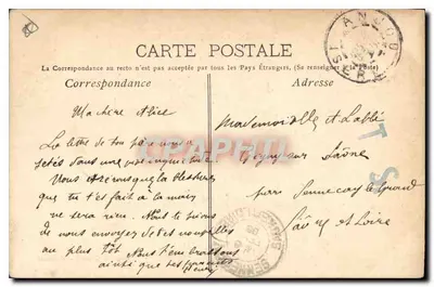 Marsylia. 2.- Hôtel de Ville — Magasin Général - Marsylia — Rewers