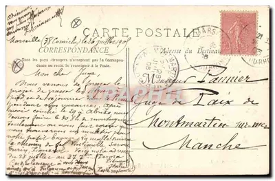 Marseille - Rada Miasta (Fasada Pierre Rijot) — Zbiór B. F. — n°12 — Rewers