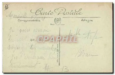 Marsiglia — L'Hôtel de Ville — LL. — Selecta — Verso