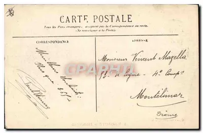 Marselha — Hotel de Ville — Loja Geral - Marselha — Verso