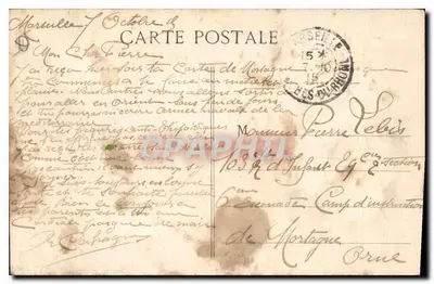 MARSEILLE - La Mairie — I. P. — Achterkant