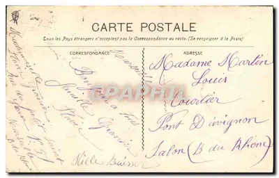Marseille - La Mairie — uitgave Nouvelles Galeries, n° 346 — Achterkant