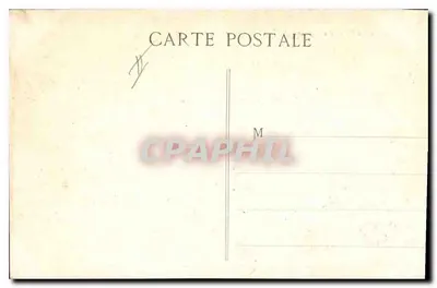 Marsylia — Rada Miasta — widok budynku rady z tłumem i beczkami — wydawca nieznany — Rewers